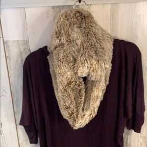 Faux fur scarf
